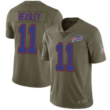 Men's Buffalo Bills Cole Beasley Green Limited 2017 Salute to Service Jersey