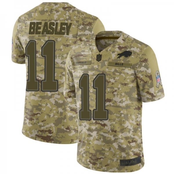 Men's Buffalo Bills Cole Beasley Camo Limited 2018 Salute to Service Jersey