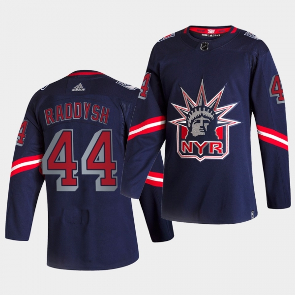 New York Rangers 2021 Reverse Retro Darren Raddysh Navy Special Edition Authentic Jersey