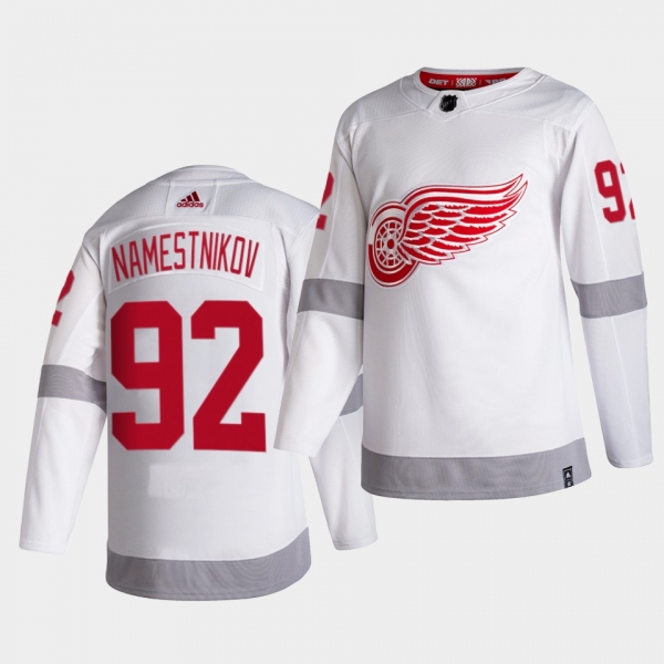 Detroit Red Wings 2021 Reverse Retro Vladislav Namestnikov White Special Edition Authentic Jersey