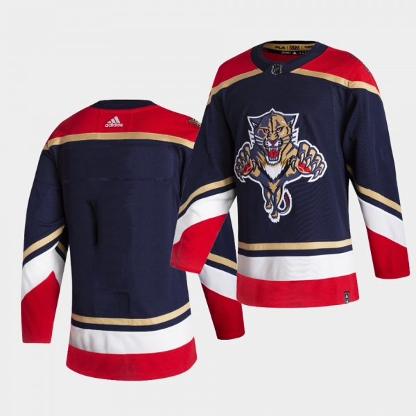 Florida Panthers 2021 Reverse Retro Blank navy Special Edition Authentic Jersey