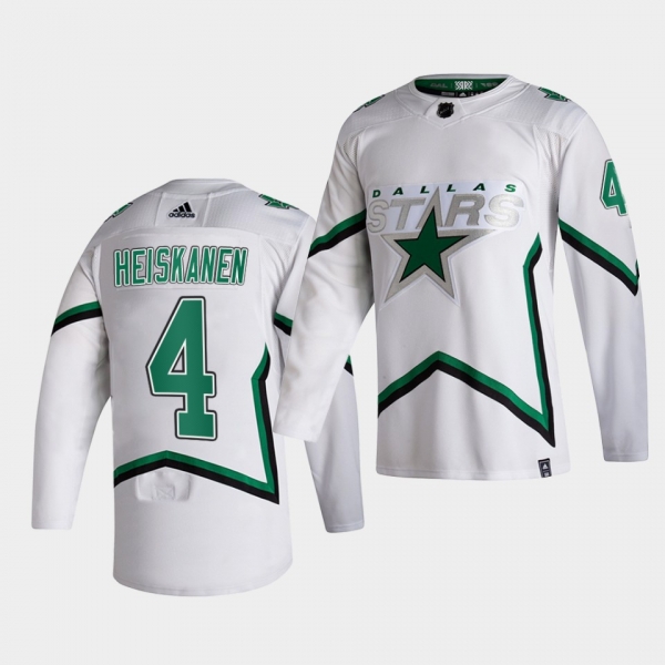 Dallas Stars 2021 Reverse Retro Miro Heiskanen White Special Edition Authentic Jersey