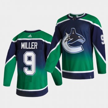 Vancouver Canucks 2021 Reverse Retro J.T.Miller Green Special Edition Authentic Jersey