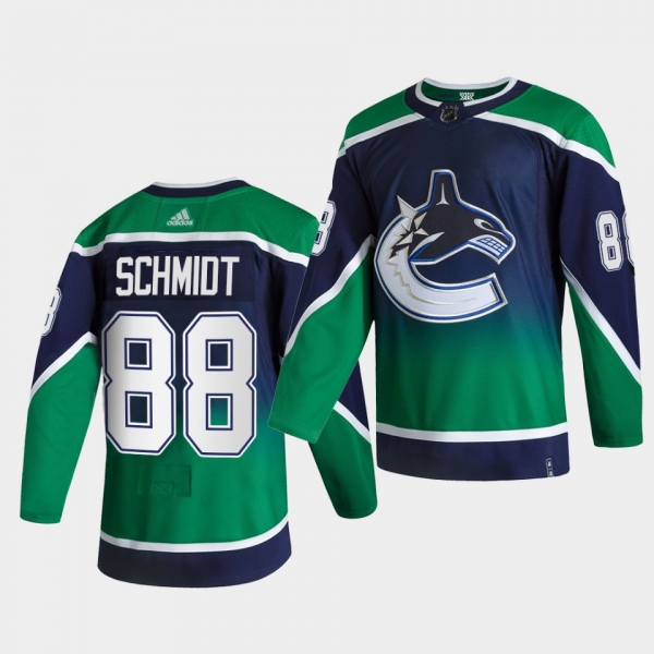 Vancouver Canucks 2021 Reverse Retro Nate Schmidt Green Special Edition Authentic Jersey