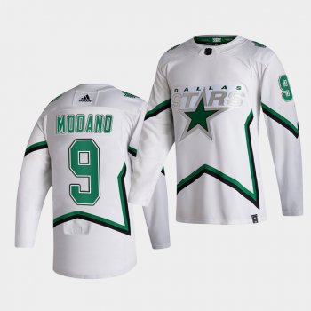 Dallas Stars 2021 Reverse Retro Mike Modano White Special Edition Authentic Jersey