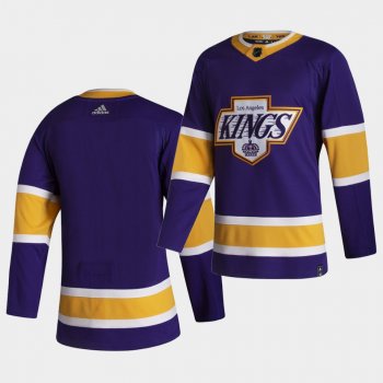 Los Angeles Kings 2021 Reverse Retro Blank Purple Special Edition Authentic Jersey