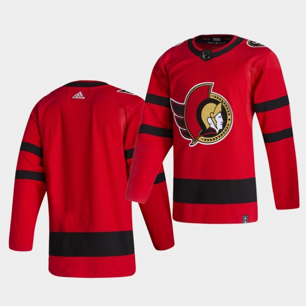 Ottawa Senators 2021 Reverse Retro Blank Red Special Edition Authentic Jersey