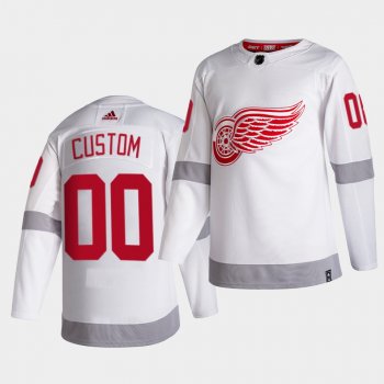 Detroit Red Wings 2021 Reverse Retro Custom White Special Edition Authentic Jersey