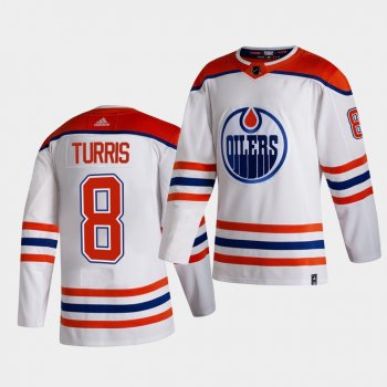 Edmonton Oilers 2021 Reverse Retro Kyle Turris White Special Edition Authentic Jersey