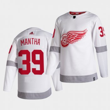 Detroit Red Wings 2021 Reverse Retro anthony mantha White Special Edition Authentic Jersey