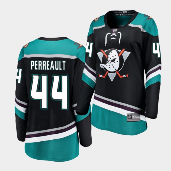 Women's Jacob Perreault Ducks #44 2020 NHL Draft Alternate Jersey