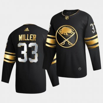 Buffalo Sabres Colin Miller 2020-21 Golden Edition Limited Authentic Black Jersey