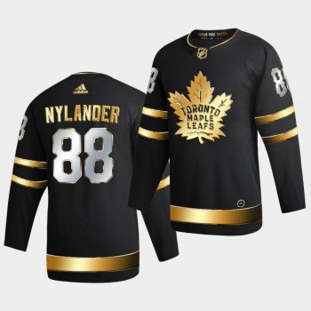 Toronto Maple Leafs William Nylander 2020-21 Golden Edition Limited Authentic Black Jersey