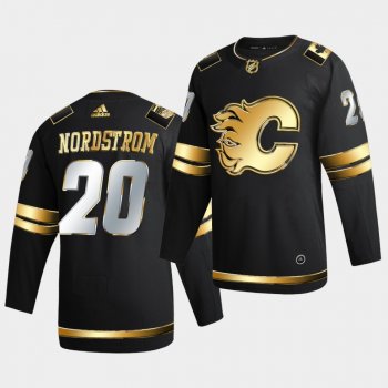 Calgary Flames Joakim Nordstrom 2020-21 Golden Edition Limited Authentic Black Jersey