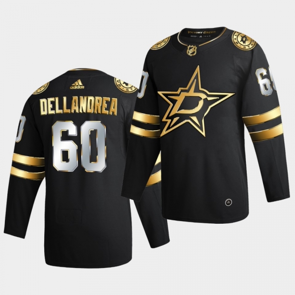 Dallas Stars Ty Dellandrea 2020-21 Authentic Golden Limited Edition Black Jersey