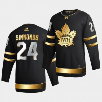 Toronto Maple Leafs Wayne Simmonds 2020-21 Golden Edition Limited Authentic Black Jersey