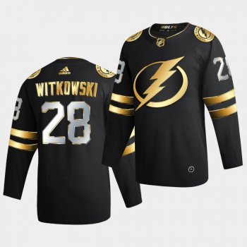 Tampa Bay Lightning Luke Witkowski 2020-21 Authentic Golden Limited Edition Black Jersey