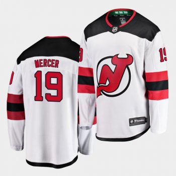 Dawson Mercer New Jersey Devils 2020 NHL Draft White Away Men Jersey