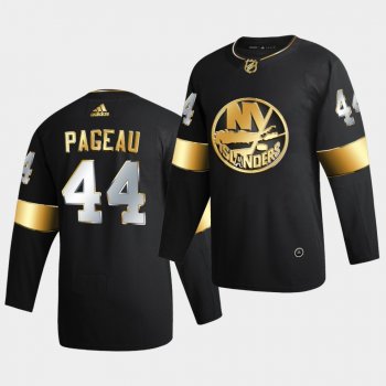 New York Islanders jean-gabriel pageau 2020-21 Golden Edition Limited Authentic Black Jersey