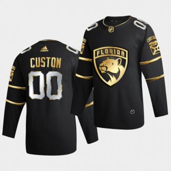 Florida Panthers Custom 2020-21 Golden Edition Limited Authentic Black Jersey