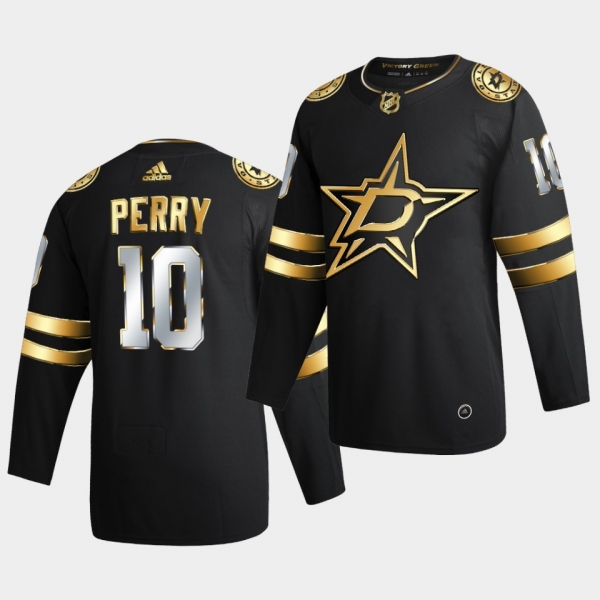 Dallas Stars Corey Perry 2020-21 Authentic Golden Limited Edition Black Jersey