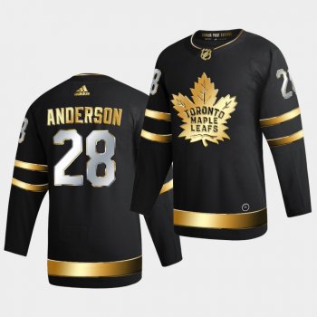 Toronto Maple Leafs Joey Anderson 2020-21 Golden Edition Limited Authentic Black Jersey