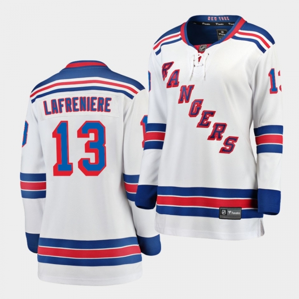 Women's Alexis Lafreniere #13 2020 NHL Draft Away Jersey