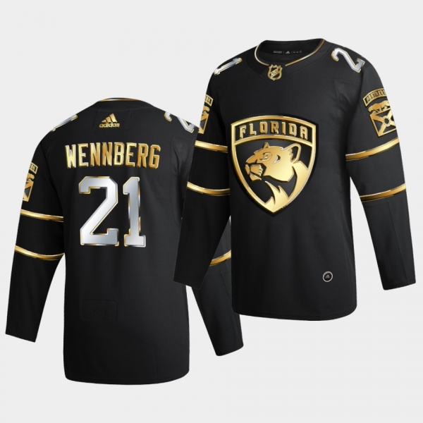 Florida Panthers Alexander Wennberg 2020-21 Golden Edition Limited Authentic Black Jersey