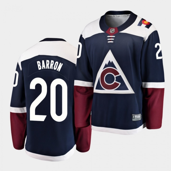 Justin Barron Colorado Avalanche 2020 NHL Draft Blue Alternate Men Jersey