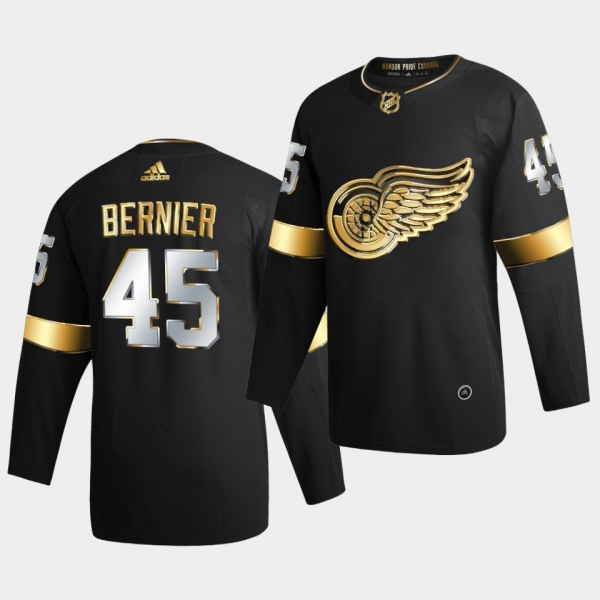 Detroit Red Wings jonathan bernier 2020-21 Golden Edition Limited Authentic bernier Jersey