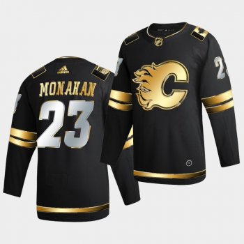 Calgary Flames Sean Monahan 2020-21 Golden Edition Limited Authentic Black Jersey