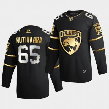 Florida Panthers Markus Nutivaara 2020-21 Golden Edition Limited Authentic Black Jersey