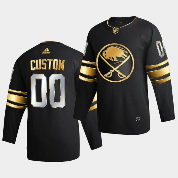 Buffalo Sabres Custom 2020-21 Golden Edition Limited Authentic Black Jersey