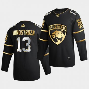 Florida Panthers Vinnie Hinostroza 2020-21 Golden Edition Limited Authentic Black Jersey