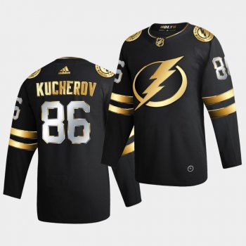 Tampa Bay Lightning Nikita Kucherov 2020-21 Authentic Golden Limited Edition Black Jersey