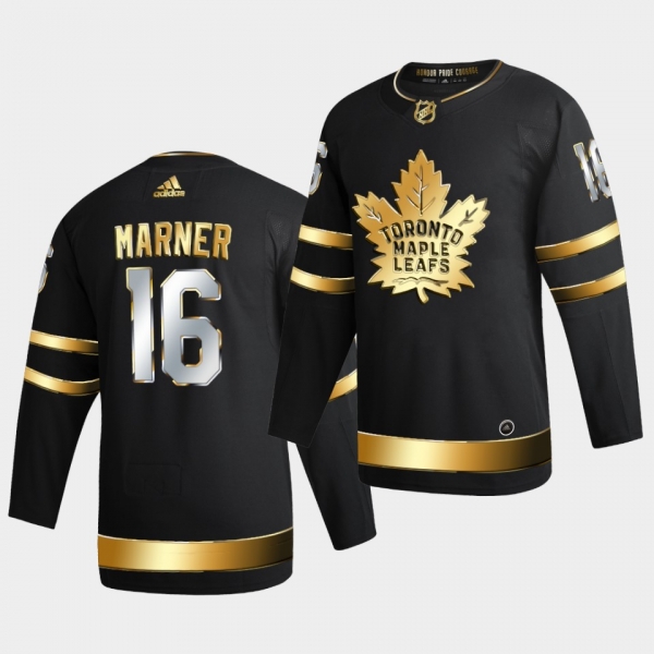 Toronto Maple Leafs Mitchell Marner 2020-21 Golden Edition Limited Authentic Black Jersey