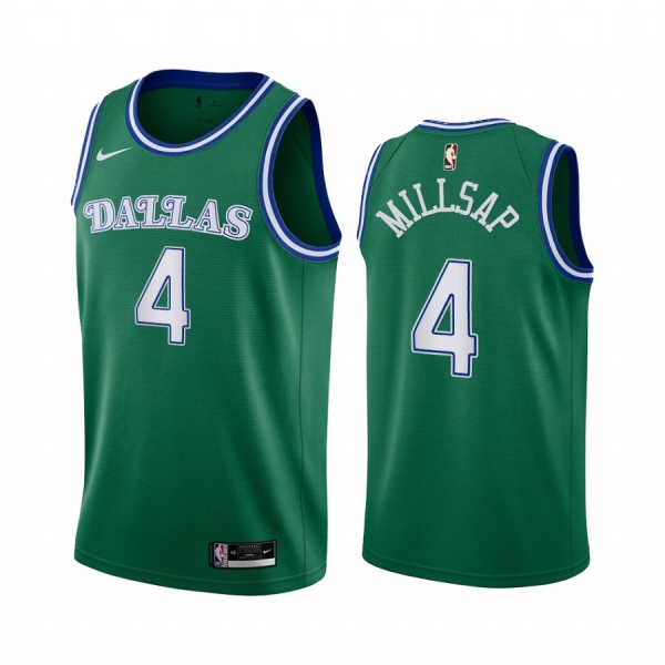 Paul Millsap Dallas Mavericks 2020-21 Green City Edition Jersey 2020 Trade