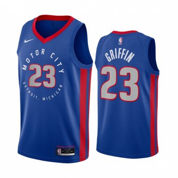 Blake Griffin Detroit Pistons Navy Motor City Edition 2020-21 Jersey