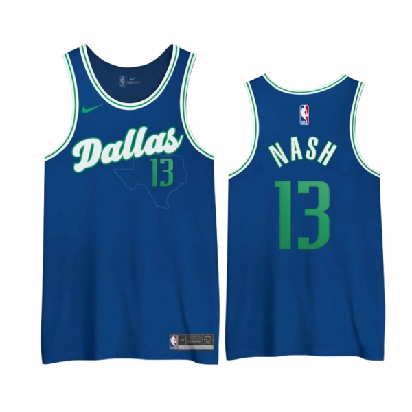 Mavericks Steve Nash 2020-21 City Edition 3.0 Jerseys