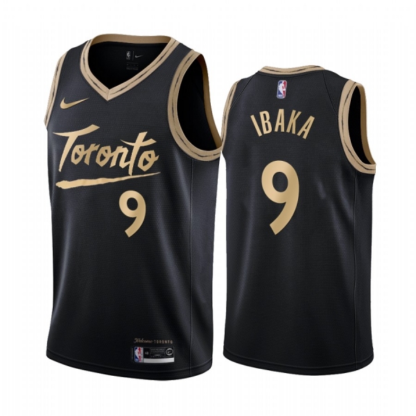 Serge Ibaka Toronto Raptors Black City Edition 2020-21 Jersey