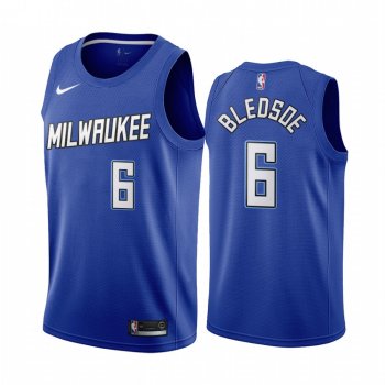 Eric Bledsoe Milwaukee Bucks Navy City Edition New Uniform 2020-21 Jersey