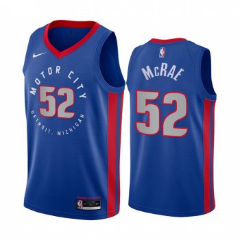 Jordan McRae Detroit Pistons Navy Motor City Edition 2020-21 Jersey