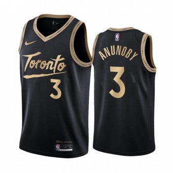 OG Anunoby Toronto Raptors Black City Edition 2020-21 Jersey