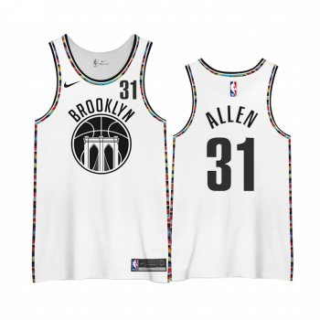 Jarrett Allen Brooklyn Nets 2020-21 City Edition 3.0 Jerseys Shirts