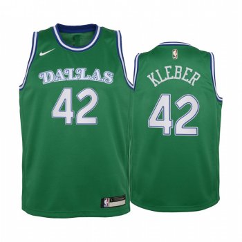 Youth Maxi Kleber Dallas Mavericks 2020-21 City Edition Jersey - Green