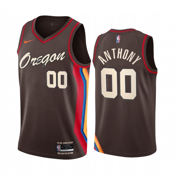 Carmelo Anthony Portland Trail Blazers Chocolate City Edition Oregon 2020-21 Jersey