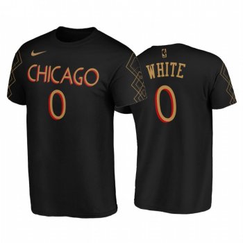 Coby White 2020-21 Bulls #0 City Edition Black T-Shirt