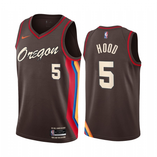 Rodney Hood Portland Trail Blazers 2020-21 Chocolate City Edition Jersey Oregon