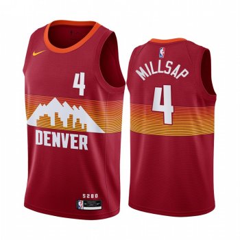 Paul Millsap Denver Nuggets 2020-21 Orange City Edition Jersey New Uniform