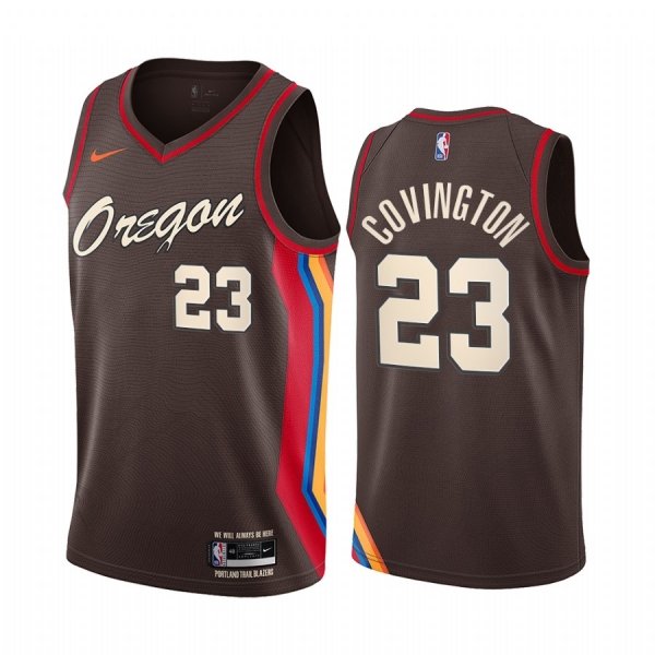 Robert Covington Portland Trail Blazers 2020-21 Chocolate City Edition Jersey 2020 Trade